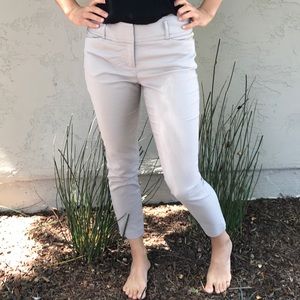 Beige trousers